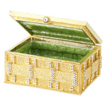 Load image into Gallery viewer, Gold Carlyle Box By Olivia Riegel