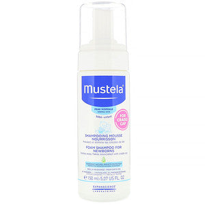 Mustela- Foam Shampoo, Baby Shampoo for Cradle Cap 5.07oz