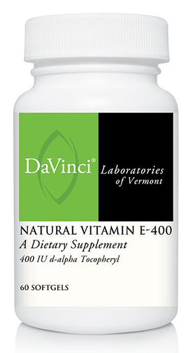 Natural Vitamin E-400 By Da Vinci Laboratories