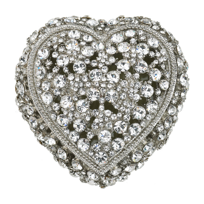 Silver Princess Heart Box By Olivia Riegel