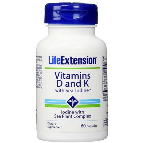 Life Extension- Vitamin D and K   60 Ct