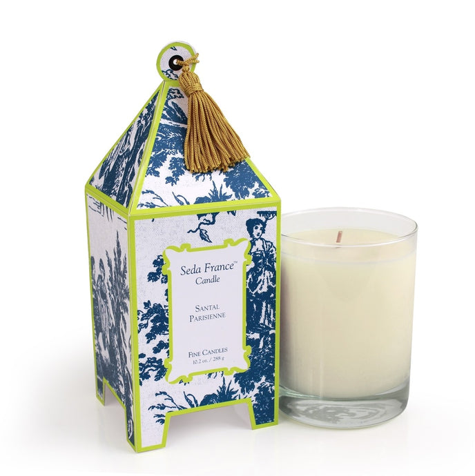Seda France Santal Parisienne Classic Pagoda Candle 10 oz