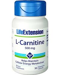 Life Extension- L Carnitine 30 Ct