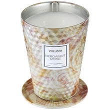 Load image into Gallery viewer, Voluspa Bergamot Rose Tin Candle