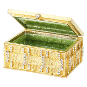 Gold Carlyle Box By Olivia Riegel