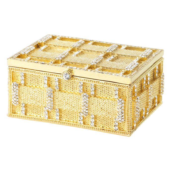 Gold Carlyle Box By Olivia Riegel