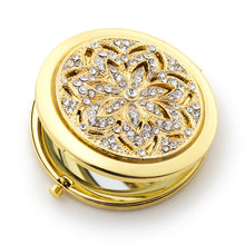 Load image into Gallery viewer, Gold Windsor Compact By Olivia Riegel