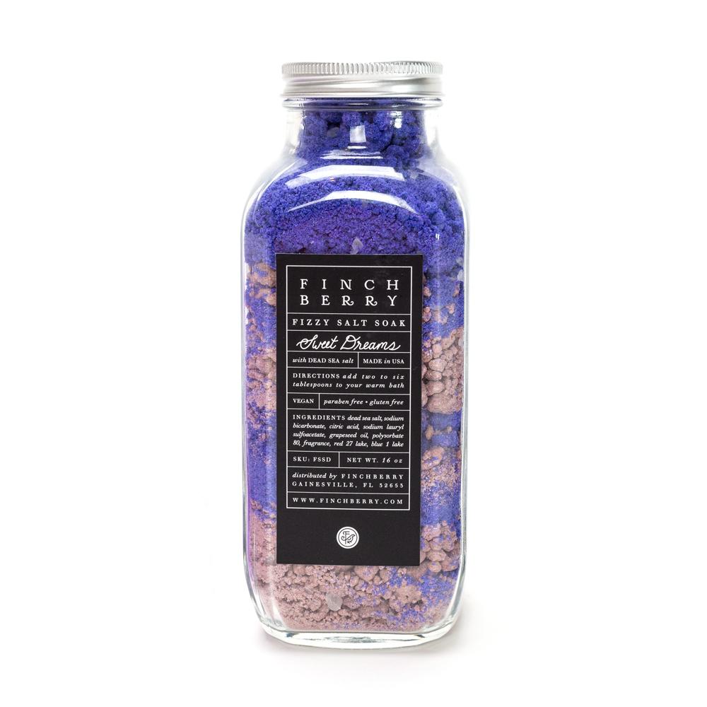 Sweet Dreams Fizzy Salt Soak By Finchberry