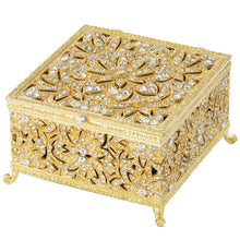 Load image into Gallery viewer, Gold Windsor Large Box By Olivia Riegel