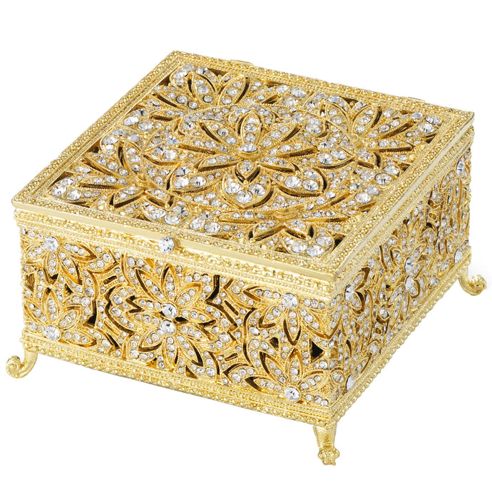 Gold Windsor Large Box By Olivia Riegel