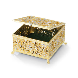 Gold Windsor Large Box By Olivia Riegel