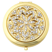 Load image into Gallery viewer, Gold Windsor Compact By Olivia Riegel