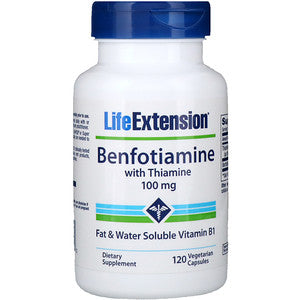 Life Extension- Benfotiamine with Thiamine 120 Ct
