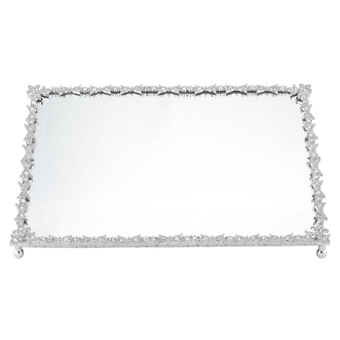 Luxembourg Mirror Tray Silver By Olivia Riegel