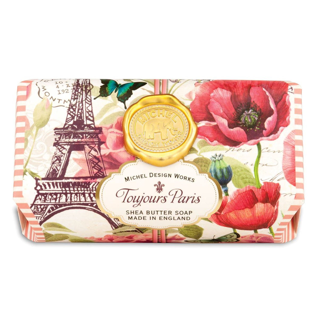 Michel Design Works Bath Soap Bar, Toujours Paris, Large