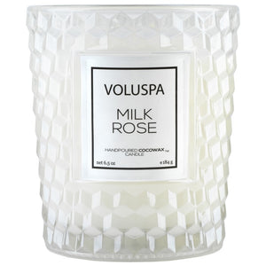 Voluspa Milk Rose 6.5oz Candle