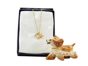 Cocker Spaniel Dog Trinket and Necklace