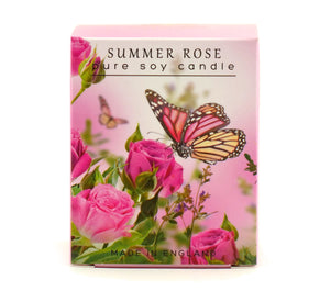 Summer Rose Candle By The English Soap Co