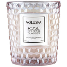 Load image into Gallery viewer, Voluspa Rose Colored Glasses 6.5oz Candle