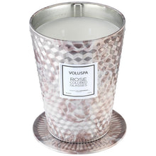 Load image into Gallery viewer, Voluspa Rose Colored Glasses Tin Candle