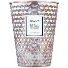 Load image into Gallery viewer, Voluspa Rose Colored Glasses Tin Candle