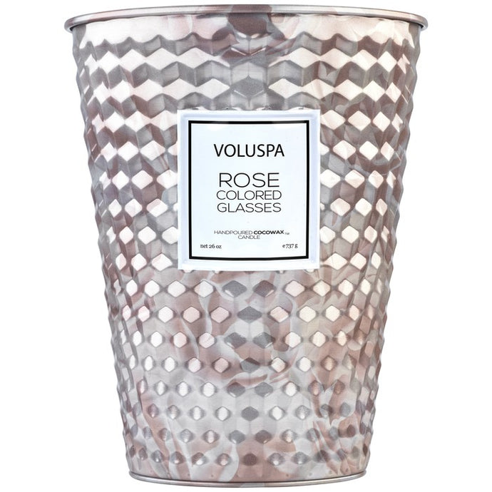 Voluspa Rose Colored Glasses Tin Candle
