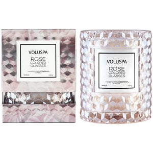 Voluspa Rose Colored Glasses Cover Candle