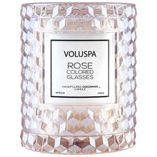 Load image into Gallery viewer, Voluspa Rose Colored Glasses Cover Candle