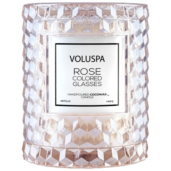 Voluspa Rose Colored Glasses Cover Candle