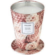 Load image into Gallery viewer, Voluspa Rose Otto Tin Candle