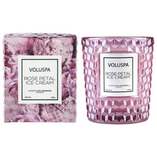 Load image into Gallery viewer, Voluspa Rose Petal Ice Cream 6.5oz Candle