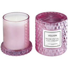 Load image into Gallery viewer, Voluspa Rose Petal Ice Cream 8.5oz Candle