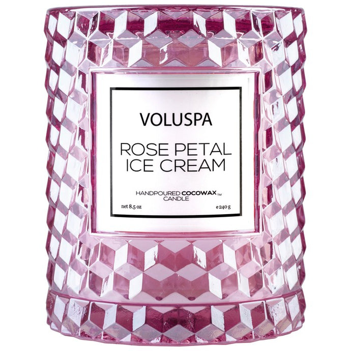 Voluspa Rose Petal Ice Cream 8.5oz Candle