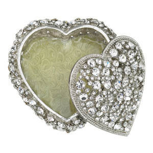 Silver Princess Heart Box By Olivia Riegel