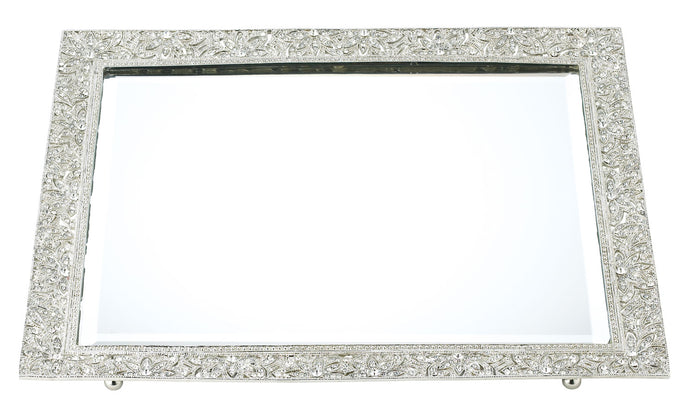 Silver Windsor Mirror Tray By Olivia Riegel