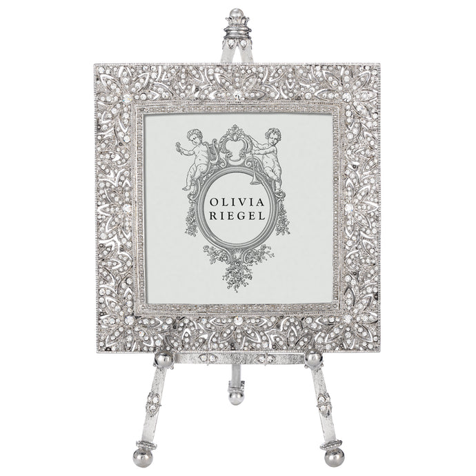 Silver Deco Mirror 3.5x3.5 By Olivia Riegel