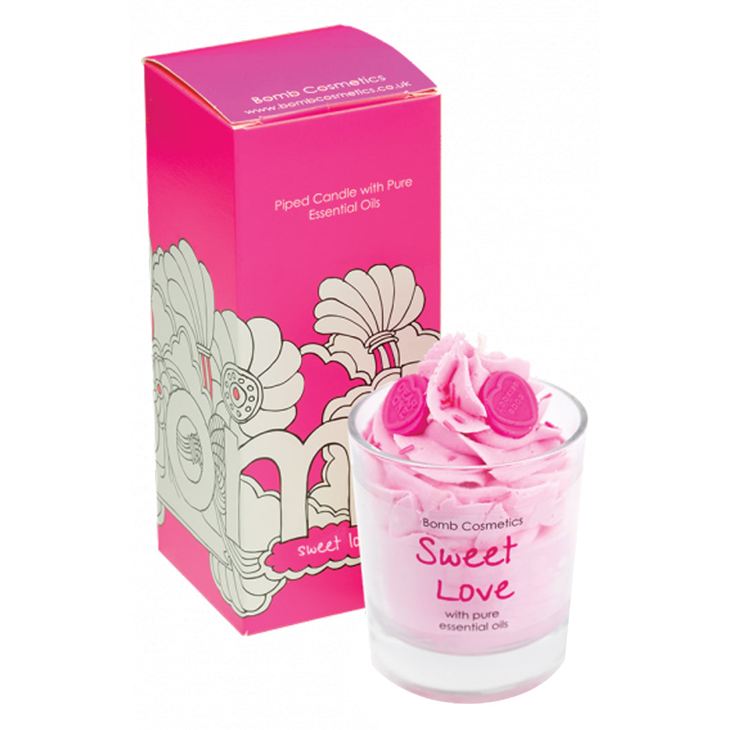 Bomb Cosmetics Sweet Love Piped Candle