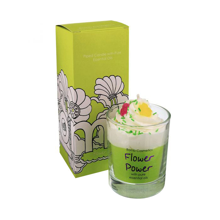 Bomb Cosmetics Flower Power Piped Candle