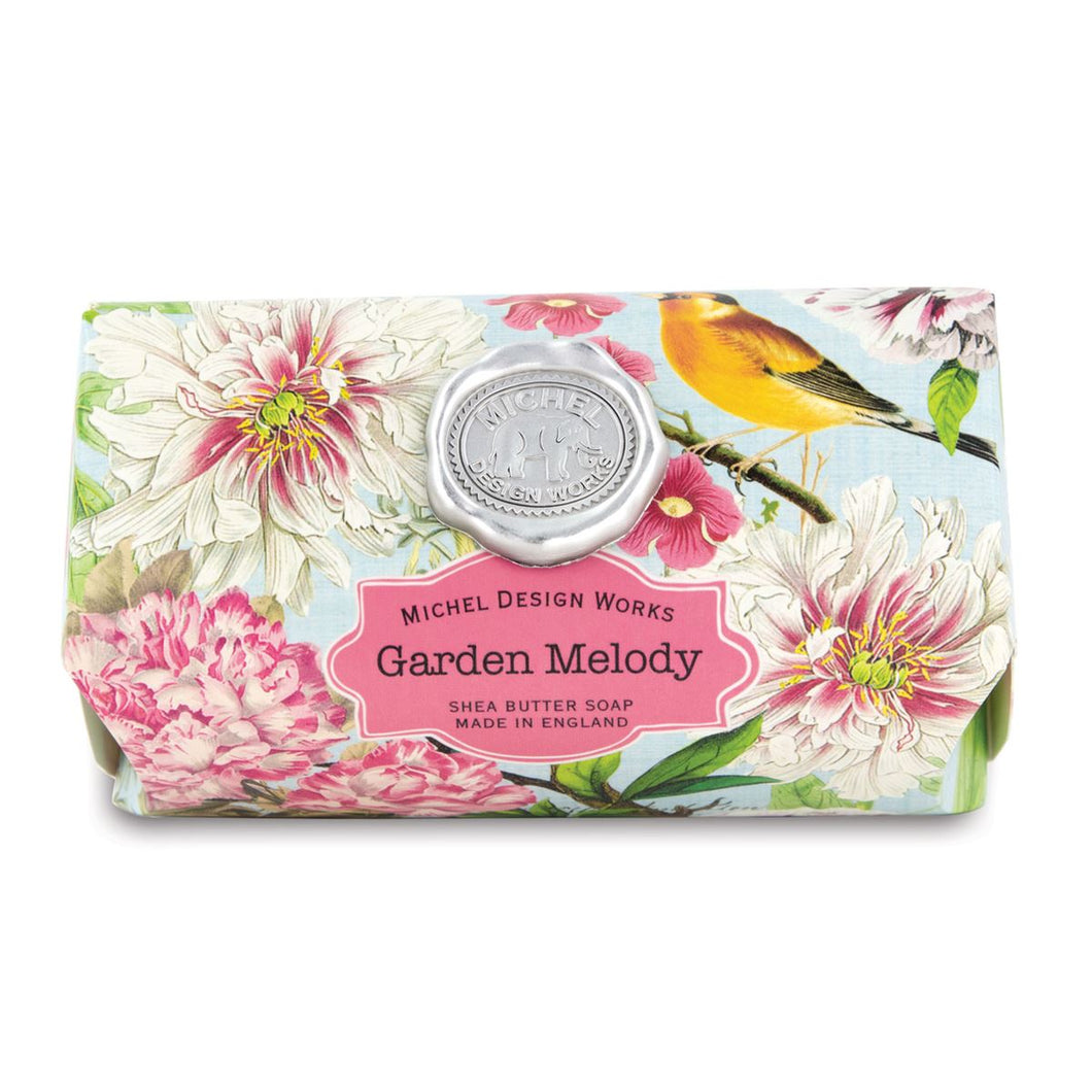 Michel Design Works Bath Soap Bar, Garden Melody , Large